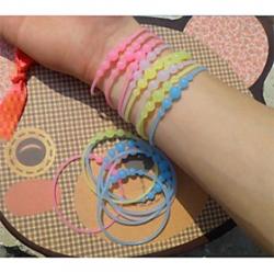 Low Price on Luminous with Silica Gel Hand Ring Translucent Fluorescent Color Bracelets (Color Random)