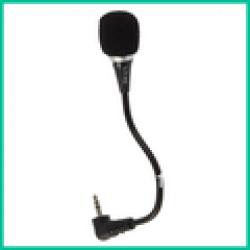 Cheap 1x Mini 3.5mm Flexible Audio Microphone Mic For PC Laptop Notebook MSN Skype VOIP etc Free shipping