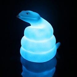 Cheap Snake Rotocast Color-changing Night Light