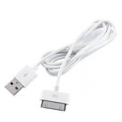 Sync and Charge Cable for Apple iPad 2/iPad/iPhone 4,3G,3GS/iPods - (1m, White) Sale
