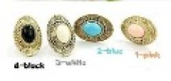 Low Price on Fashion New Arrival Hot Sale Cool Oval Four Colors Retro Stone Ring R167