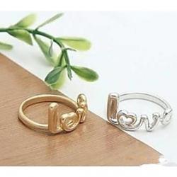 Low Price on Creative Fashion Ring LOVE Letters
