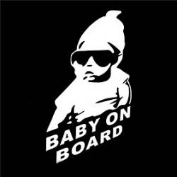 Low Price on 15 x 9 CM/ Cool Baby on Board Car Sticker Motorcycle Sticker