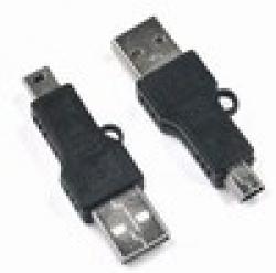 Cheap Free shipping USB A to Mini B Adapter Converter 5-Pin Data Cable Male/M MP3 PDA DC Black