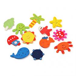 Cheap Colorful Ocean Life Theme Fridge Magnets (12-Pack)