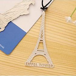 Low Price on The Eiffel Tower Shaped Places of historic Interest Metal Bookmark