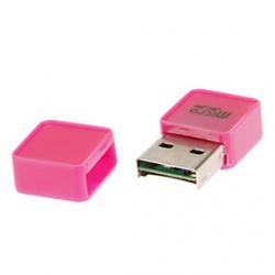 Cheap Mini USB Memory Card Reader (Yellow/Pink/Green/Rose)