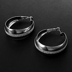 Low Price on Fashion Assorted Color Alloy Hoop Earrings(More Colors) (1 Pair)