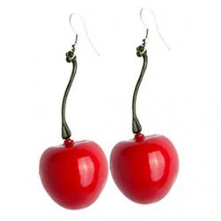 Cheap 2013 Lovely Sweet Red Cherry Earrings