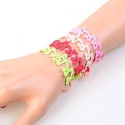 Low Price on European Fashion Sweet Lace Musical Note Bracelets(1PC)(Assorted Colors)
