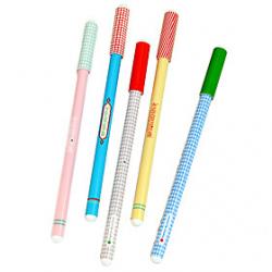 Cheap Candy Color Plastic Ballpoint Pen (Random Color)