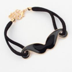 Cheap Min order is $10(mix order)New Fashion Bracelet 2013,Vintage Love Charm Cute Moustache Beard Bracelet,Arm Candy Bangle SL113