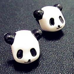 Cheap 3.5mm Cute Panda Head Anti-dust Plug