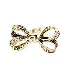 Cheap South Korean Small Jewelry Retro Style Beautiful Bow Ring