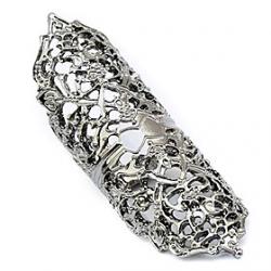 Low Price on European and American vintage hollow flower Duolei Si palace flower -shaped metal ring (random color)