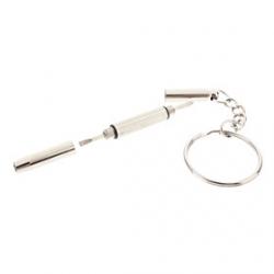 Cheap Mini Stainless Steel Multifunction Screwdriver Keychain