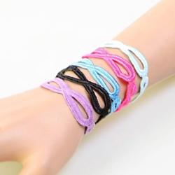 Cheap European Fashion Sweet Simple Lace Friendship  Bracelets(1PC)(Assorted Colors)