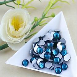 Cheap 1.92.1mm Boutique(Peacock Blue)Flat Back Rhinestones(Phone Beauty)Nail bedazzle 100 pieces