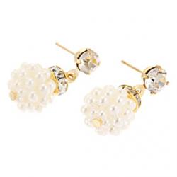 Low Price on Vintage Little Pearl Round Shape Drop Earring(1 Pair)
