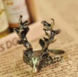 Fashion Hot Sale New Arrival Promotion Retro Deer Horn Ring R65 Sale