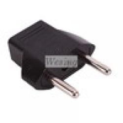 Low Price on 1 pcs US to EU AC Power Plug Converter Adapter Black for Travel free shipping