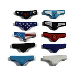 Cheap Men's Underwear Shaped Silicone Button Protective Gadgets for iPhone Mobile Phone(Random Pattern)