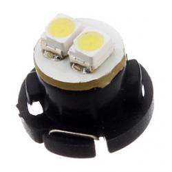Cheap T4.7 2x3528SMD 6000-6500K Cool White Light High Power Instrument Panel LED Bulb (12V)