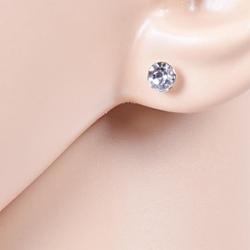 Cheap Single Crystal Stud Earrings