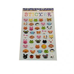 Cheap Cartoon Animals Series Stereo Bubble Sticker