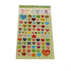 Low Price on Cartoon Heart Series Stereo Bubble Sticker