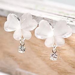 Low Price on Fine Ice Crystals Butterfly Flash Diamond Ladies Earrings Earrings E73