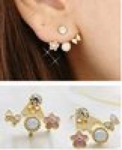 Cheap 2014 New Fashion New Arrival  Cute Flower Pink Stud Earrings  New Fashion Jewelry    E132