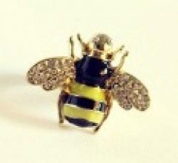 Fashion Hot Sale New Arrival Beautiful Shiny Small Bees Ring  R43 Sale