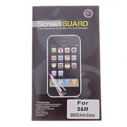 Cheap Professional Matte Anti-Glare LCD Screen Guard Protector for Samsung S5630