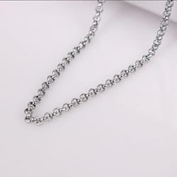 Low Price on Unisex 2MM Silver Chain Necklace NO.43