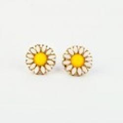 Cheap ed00292 shijie New Style Fashion Accessories Daisy Flowers Women's Earring Factory Wholesale