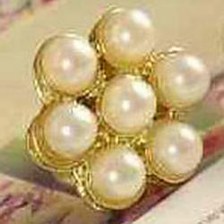 Cheap Cheap New Korean Jewelry Pearl Flower Earrings Temperament Retro Delicate Female E605