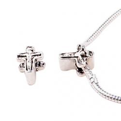 Jesus Cross Alloy Whorled Big Hole DIY Beads For Necklace or Bracelet Sale