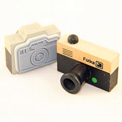 Cheap Wood Camera Pattern Stamp
