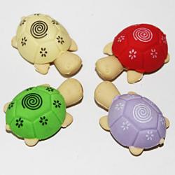 Cheap Detachable Tortoise-Shaped Eraser (2PCS Random Color)