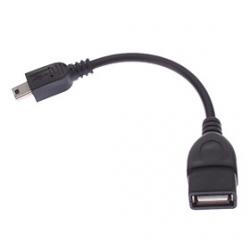 Low Price on USB A Female to Mini USB Male OTG Cable (0.1M)