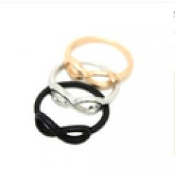 R154Hot!! New Style Fashion Alloy 8 Words Gold/Silver/Black Ring Jewelry Accessories Free shipping! Sale