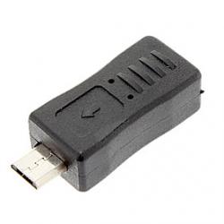 Cheap B-344 Mini USB Convert to Micro USB Adapter (Black)