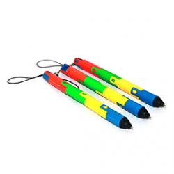 Low Price on Collapsible Colorful Cover Blue Ink Ballpoint Pen (1-Pack)