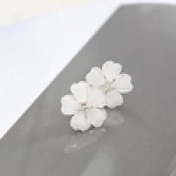 Cheap SP10  New 2014 Fashion Silver Plated  Earrings Crystal Spider Stud Earrings for Women Five Petals Jewelry