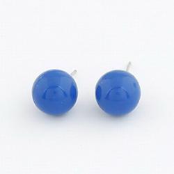 Cheap All-match Candy Color Resin QQ Ball Earrings (More Colors)