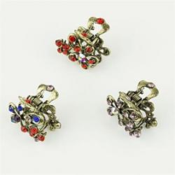 Set Auger Butterfly Flower Small Clip Sale