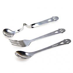 Cheap Face Style Stainless Steel Spoon(Random Colors)