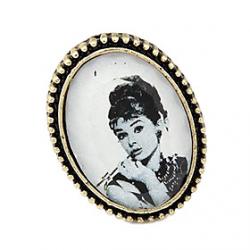 Cheap New European And American Retro Palace Lady Beauty Avatar Ring