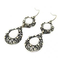 Korean jewelry earrings fashion retro hollow angel tears E16 Sale